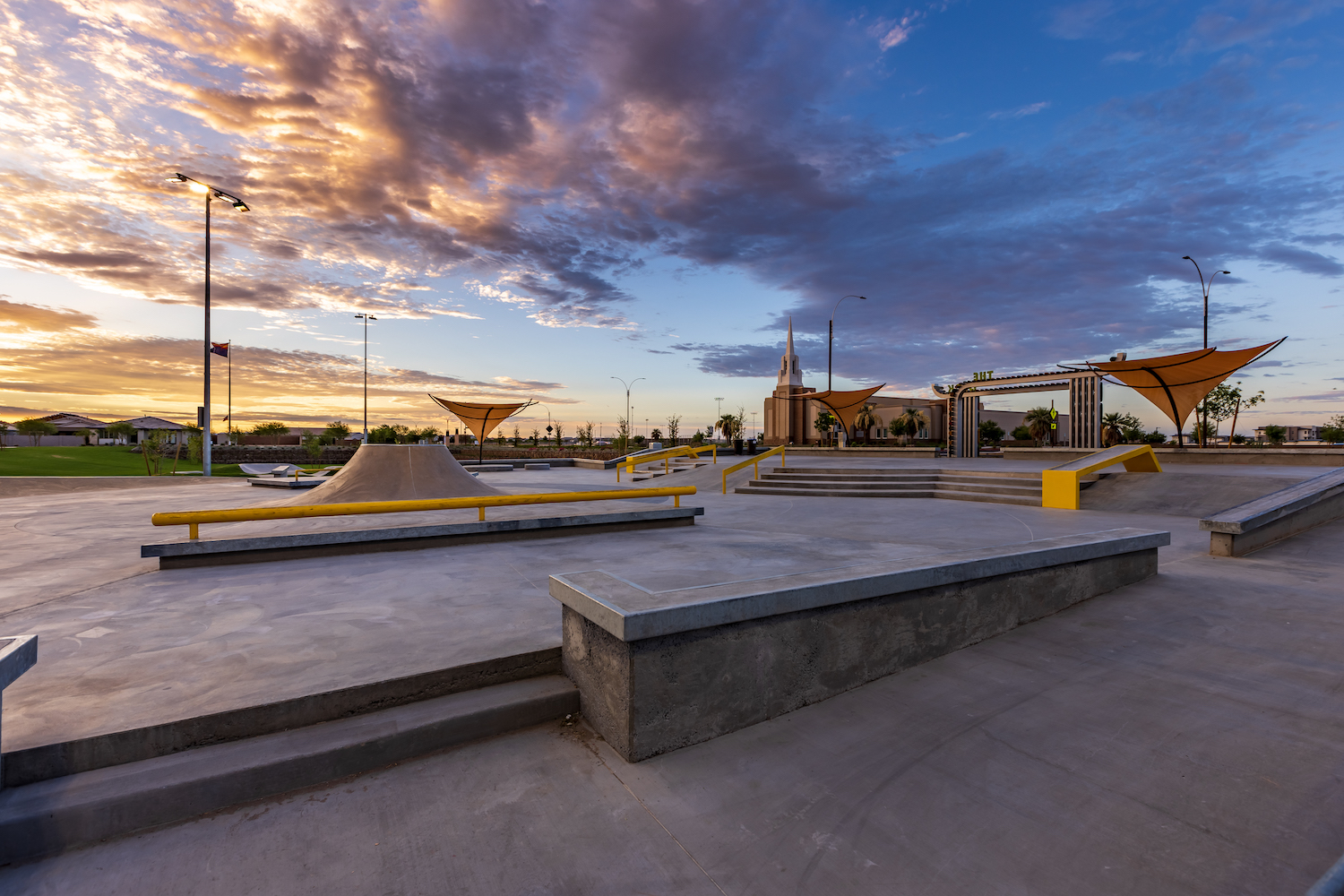 This new public art piece is part skatepark, part picnic spot and