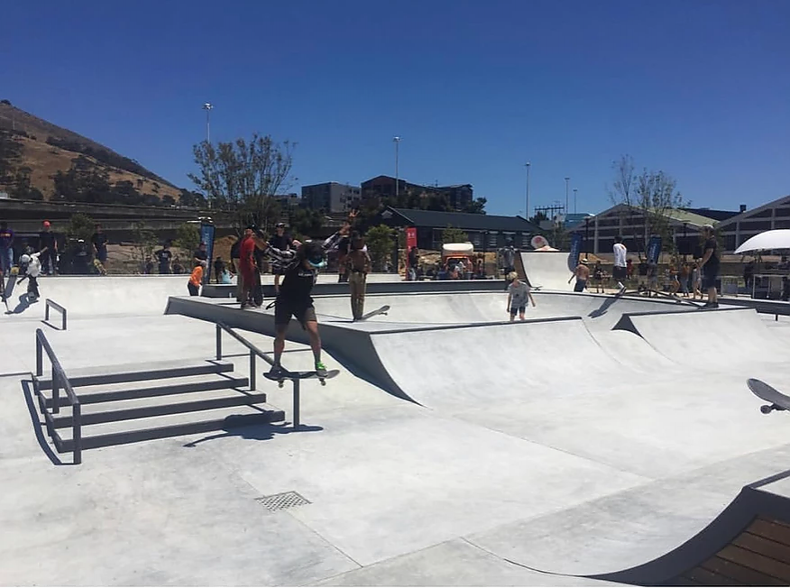 Battery Park brings skateboarders to V&A Waterfront in Cape Town