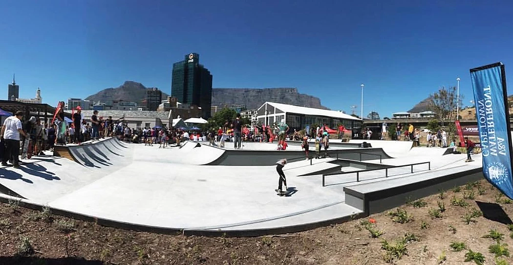 Battery Park brings skateboarders to V&A Waterfront in Cape Town