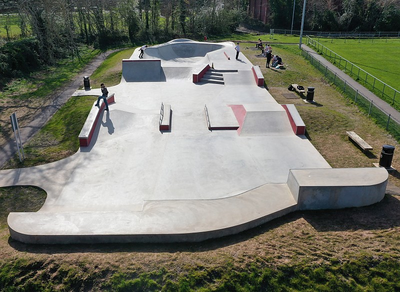 The new Sidmouth skatepark by Maverick is officially open
