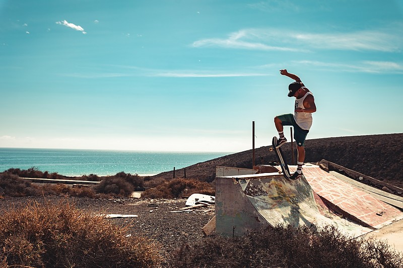 Skombro DIY skatepark Spot Check, a gem in Fuerteventura